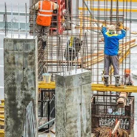 Reinforced concrete column construction